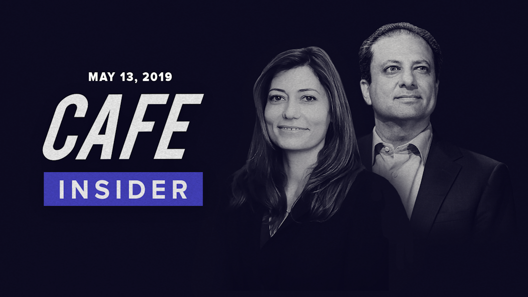 CAFE Insider podcast, Preet Bharara on Trump, Preet Bharara law humor, Preet Bharara Anne Milgram,